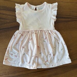 Carter's Light Pink Ruffle Sleeve Dress Size 12M
